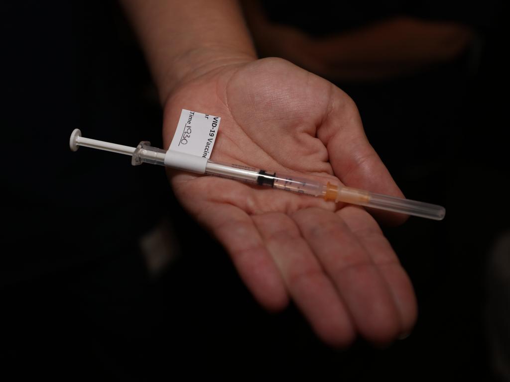 The Adelaide Hills woman allegedly paid someone else to get a Covid-19 vaccine in her name. Picture: NCA NewsWire / Emma Brasier