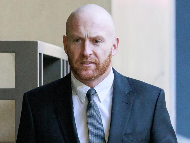 Daniel Connors at Melbourne Magistrates’ Court on Wednesday. Picture: David Geraghty