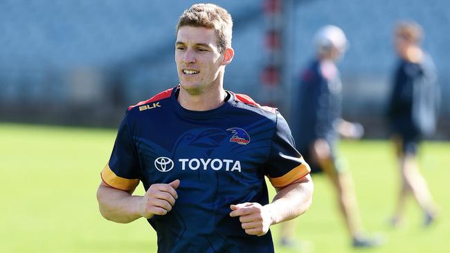 Adelaide’s Josh Jenkins is out of contract at season’s end. Picture: Roger Wyman