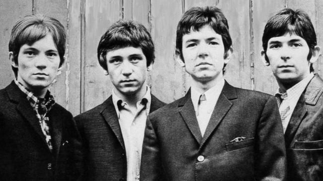 Members of British band 'Small Faces' (l-r) Steve Marriott, Kenney Jones, Ronnie Lane and Ian McLagan.