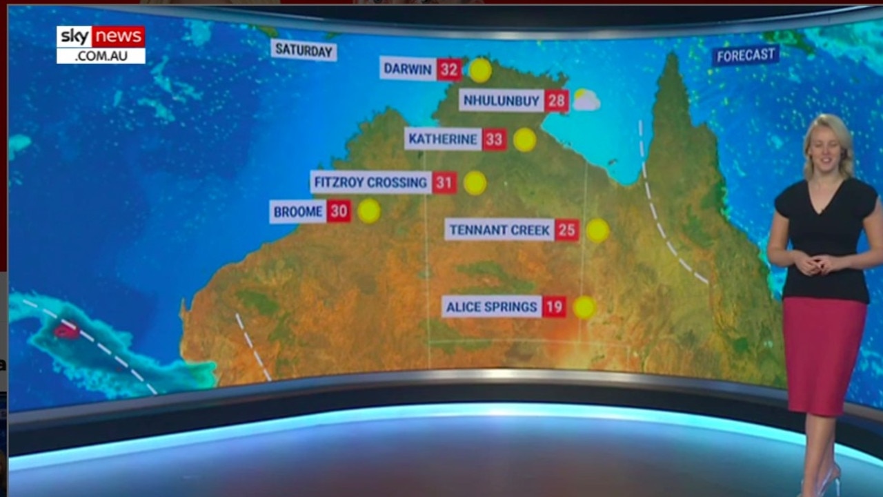 Northern Territory's weather outlook for this weekend