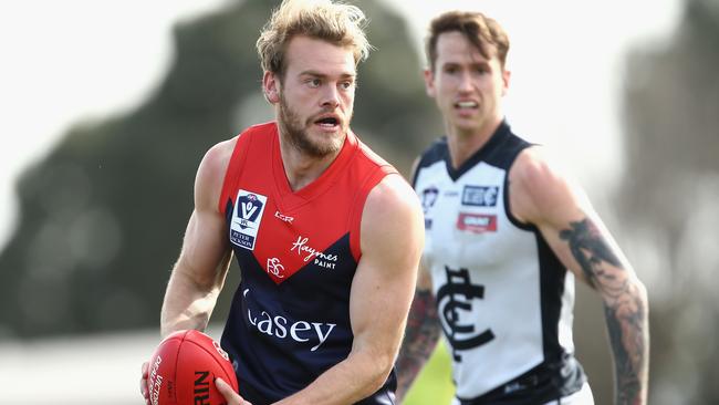 Jack Watts in action for Casey this season.