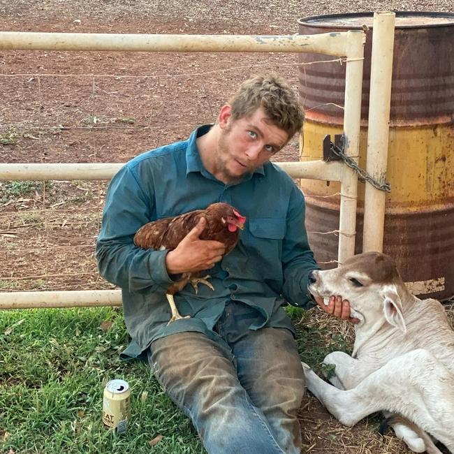 British backpacker Henry Dunn lost his lower left arm after a workplace accident on a remote Northern Territory cattle station.