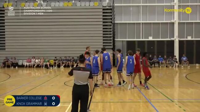 Replay: Barker College v Knox Grammar (U20M1 SF) — Basketball Australia Schools Championships Day 4