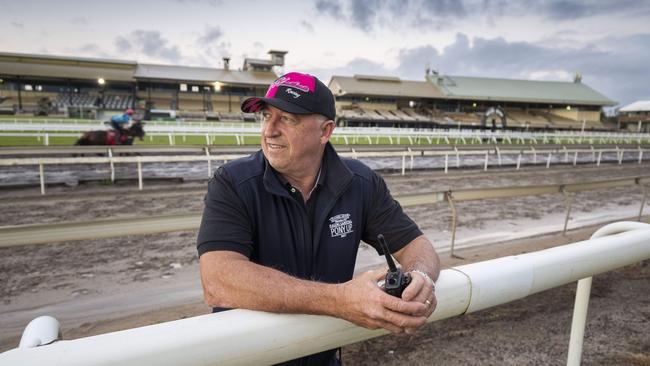 Trainer Robert Heathcote at Eagle Farm. Picture: Glenn Hunt / The Australian