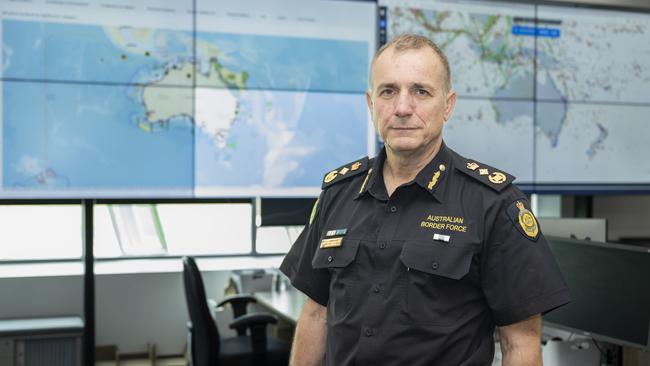 Australian Border Force Commissioner Michael Outram at the ABF Operations Centre in Canberra. Picture: Martin Ollman/NCA NewsWire