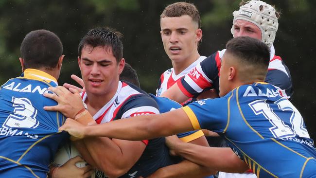 Zach Fittler playing for the Roosters in the Harold Matthews Cup.