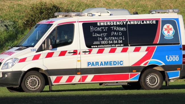 A man has been taken to hospital after an explosion in Myrtleford.