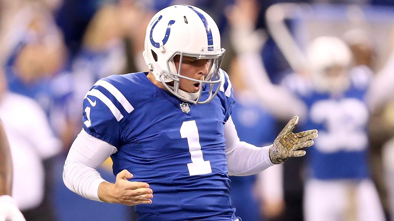 Former NFL punter Pat McAfee has fallen in love with footy. (Photo by Andy Lyons/Getty Images)