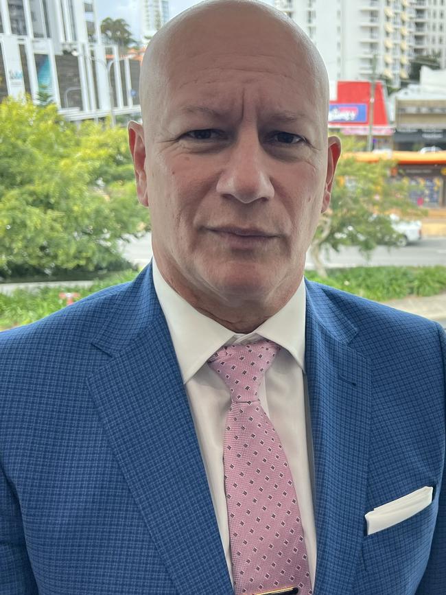 Shadow Minister for Transport and Main Roads Steve Minnikin at Broadbeach. Picture: Keith Woods.