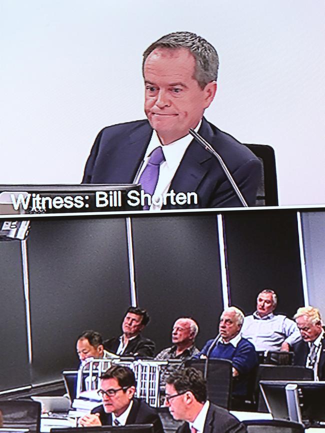 Liberal figures say it was “madness” not to have put more emphasis on Mr Shorten’s role as a witness at the royal commission.