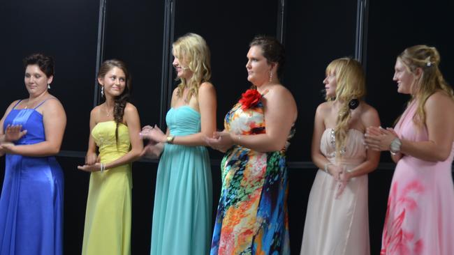 From left, Tarin Churchwood, Emily Schiffke, Jasmine Camps, Emma Oppermann, Janet Murray, Stacey Blee. Photo Shirley Way / Central & North Burnett Times