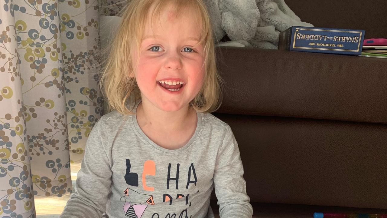 Brave little Haylen Ernst was diagnosed with leukaemia at 3-years-old.