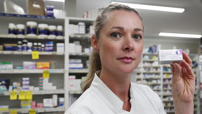 Pharmacist Madeleine Bowerman at Terry White Chemmart in Sorell. Picture: SAM ROSEWARNE.