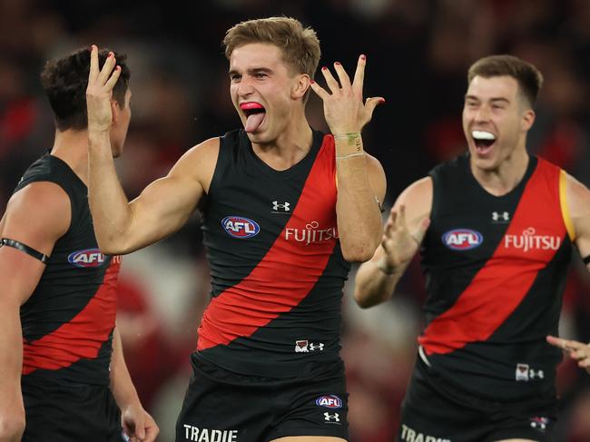 Guelfi dominated his match-up with Whitfield, finishing with three goals. Picture: Robert Cianflone/Getty Images