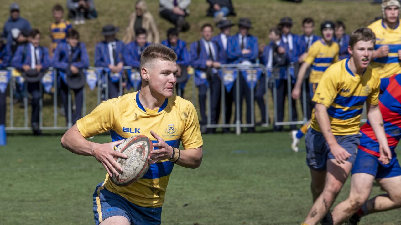 Grammar 16A vs Downlands 16A. O'Callaghan Cup at Toowoomba Grammar School, Grammar vs Downlands. Saturday, July 24, 2021. Picture: Nev Madsen.