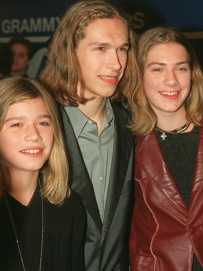 L-R: Zac, Isaac and Taylor in 1998.