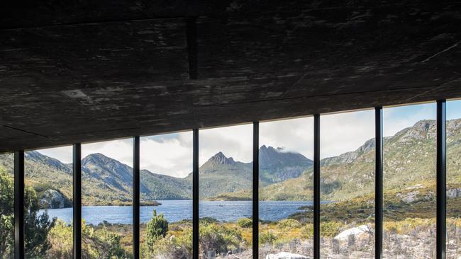 The new viewing platform at Dove Lake at Cradle Mountain