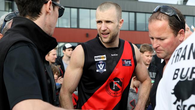 Frankston coach Beau Muston made a citizen’s arrest. Picture: Mark Dadswell