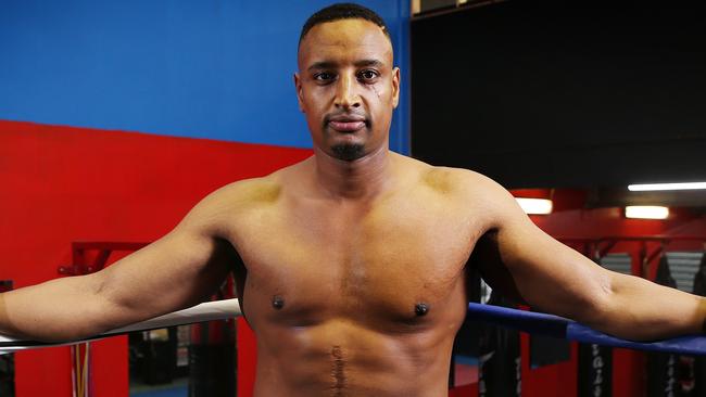 Boxer Khalid Baker. Picture: Michael Klein