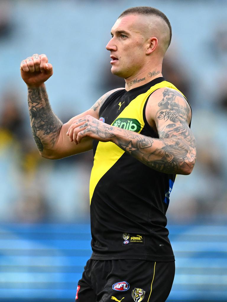 Pendlebury says Dustin Martin can’t live a normal life. (Photo by Quinn Rooney/Getty Images)