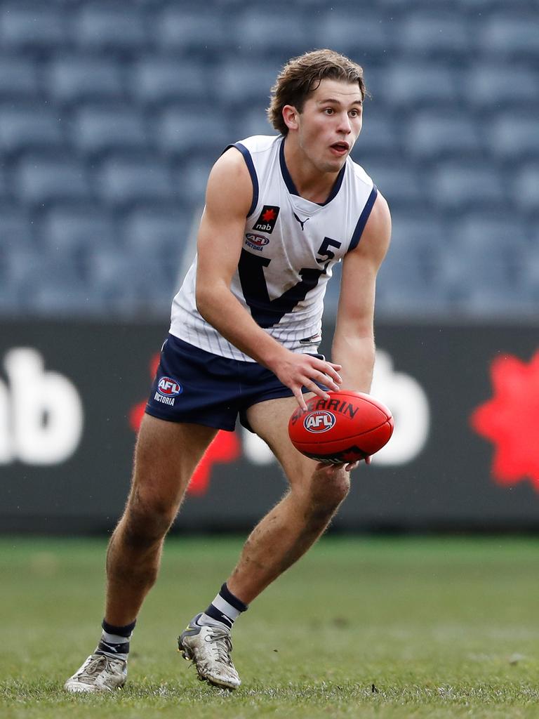 Jhye Clark in action. Picture: Dylan Burns/AFL Photos via Getty Images