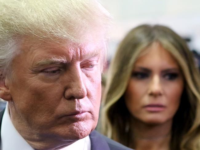 Melania Trump blasted her husband’s comments. Picture: Michael Bocchieri/Getty Images/AFP