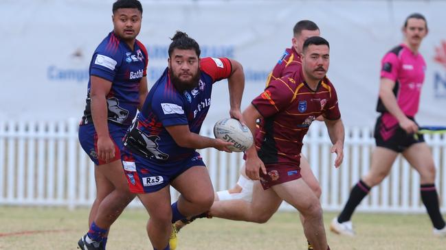 Xavier Saukuru for Campbelltown Collegians, reserve grade. Picture: Steve Montgomery