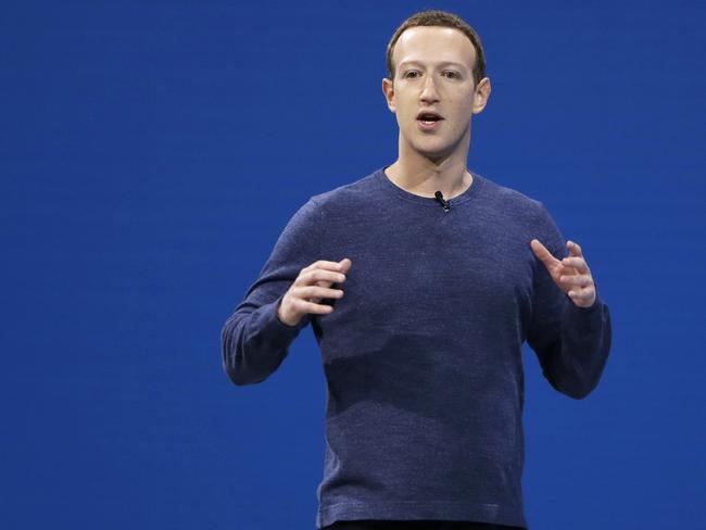 Facebook Australia has yet to comment on the court ruling. Pictured Facebook founder Mark Zuckerberg. Picture: AP