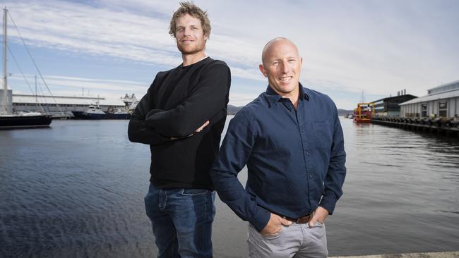 Tyler Holmer-Cross and Zeb Critchlow. 2019 Tasmanian winners of the Pride of Australia awards. Picture: RICHARD JUPE