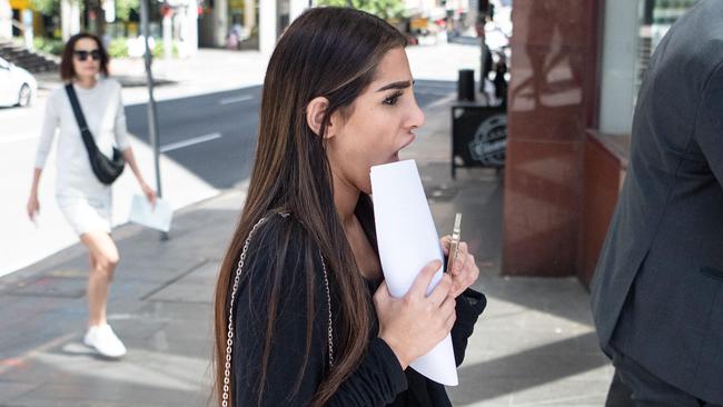 Faridh Zangourzadeh, 19, leaves the Downing Centre Local Court after being sentenced for cocaine supply. Picture: NCA NewsWire / Flavio Brancaleone