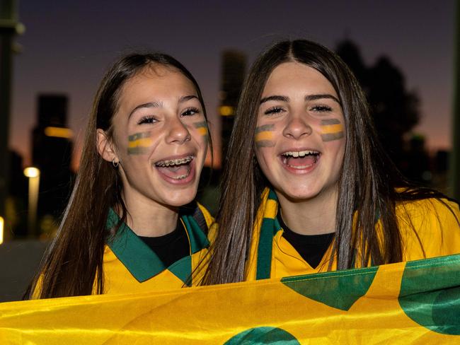 Isabella, 13 and Anastasia, 13. Picture: Jason Edwards