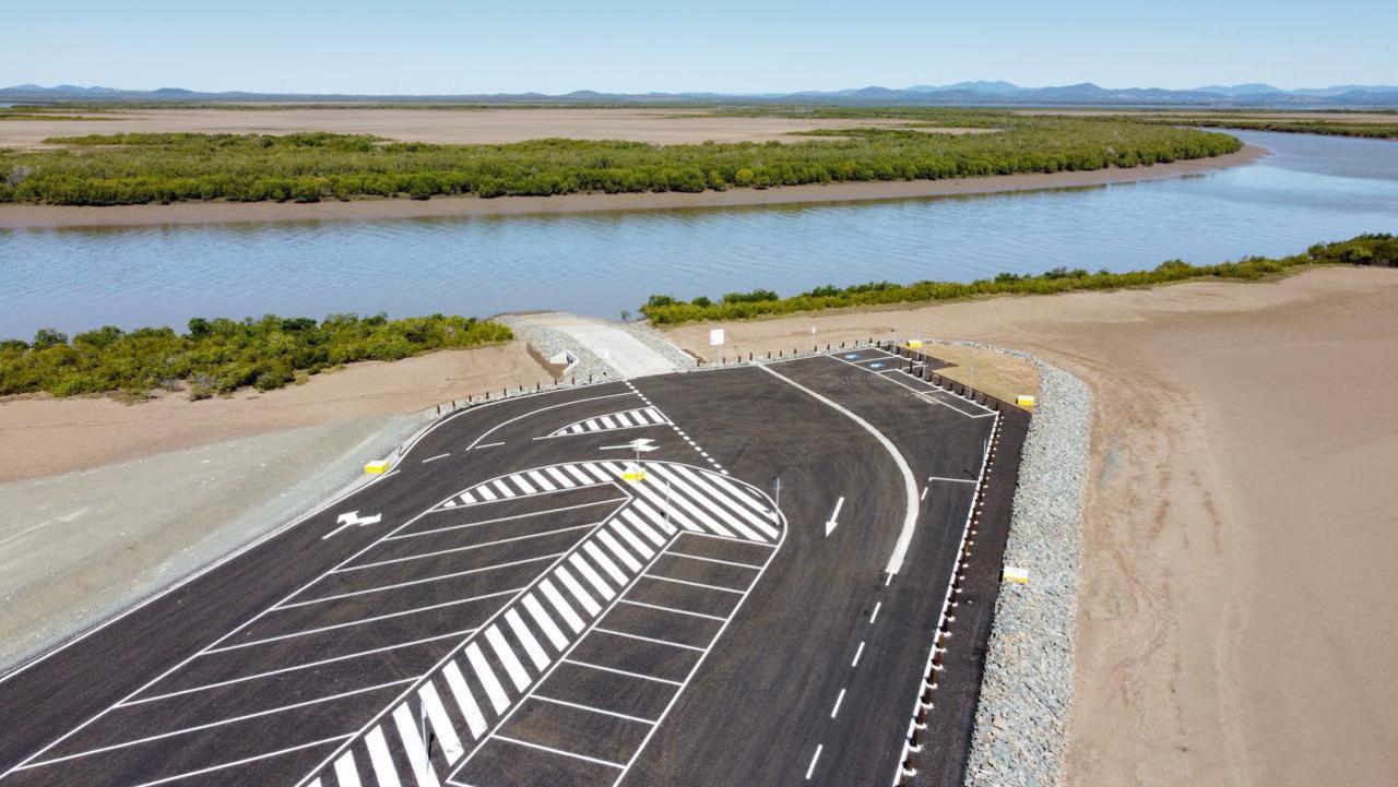 The new $3.8 million recreational boating facility at Inkerman Creek.