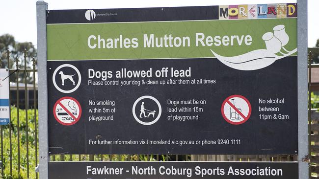 Charles Mutton Reserve in Fawkner. Picture: Ellen Smith