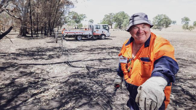 BlazeAid volunteer Steve Hemphill. Picture: Nicole Cleary