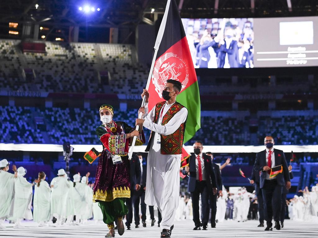 Exclusive: Afghanistan Olympic flag bearer Kimia Yousofi finds refuge ...