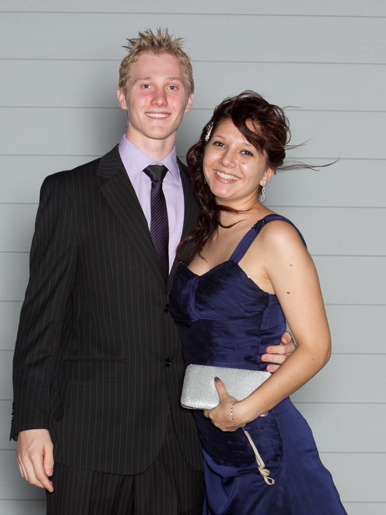 Tara Lawrence and Mitchell Wagland at the 2011 Kormilda College formal. Picture: SHANE EECEN / NT NEWS