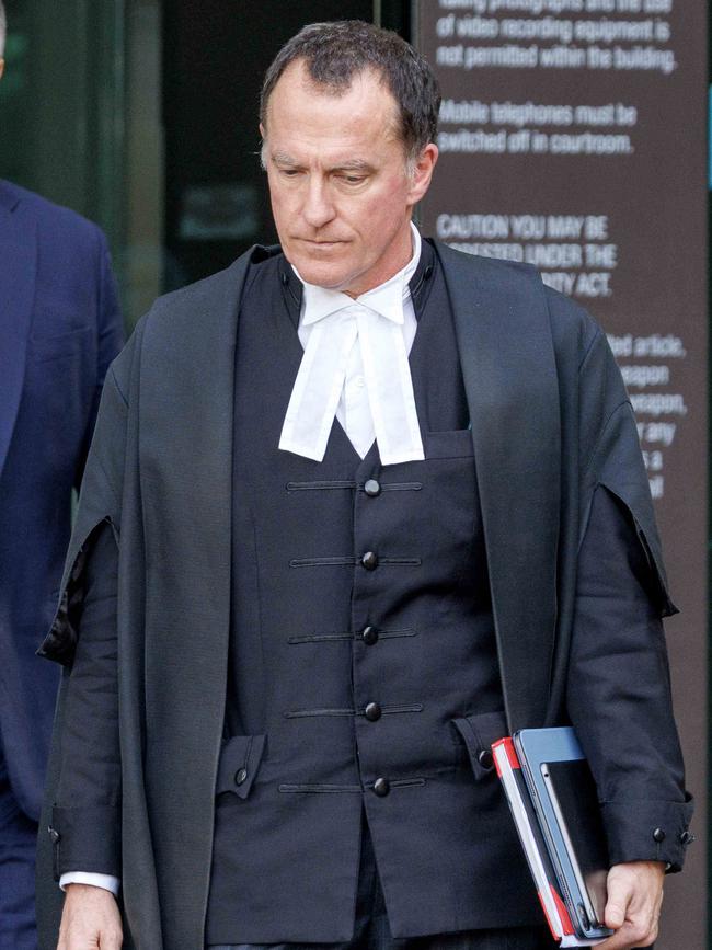 Ms Patterson’s lawyer, Colin Mandy. Picture: David Geraghty/NewsWire