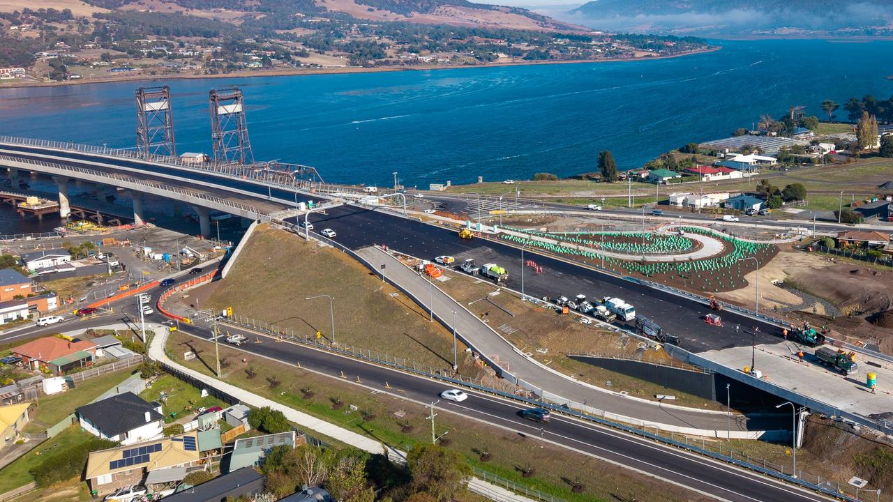 The new Bridgewater Bridge, as it appeared in May in the lead-up to its official opening on June 2. Picture: Supplied