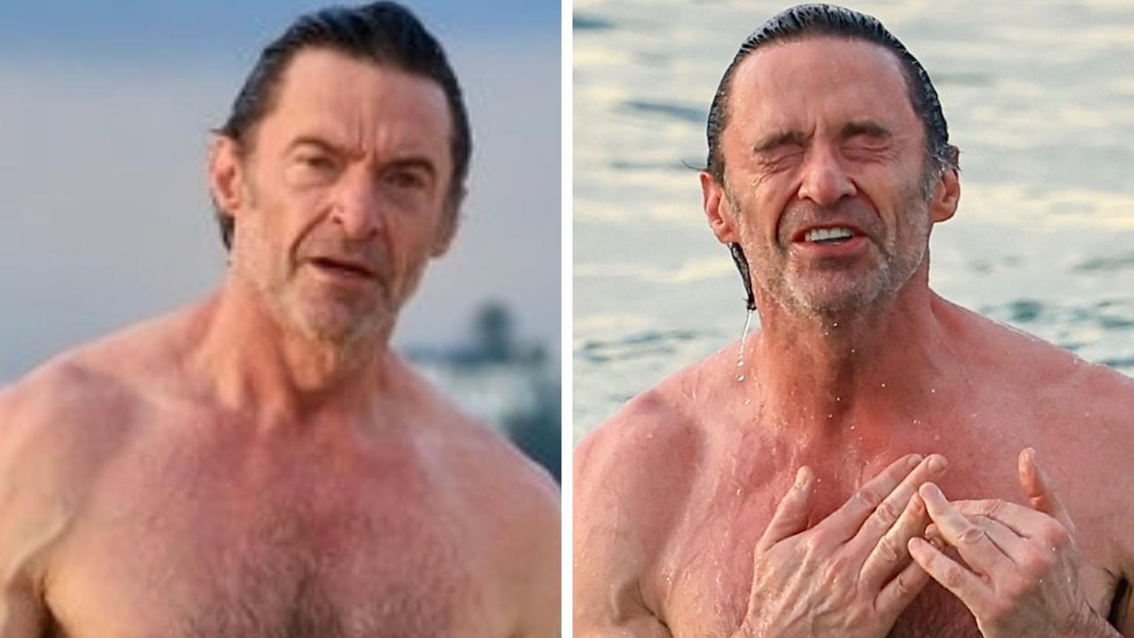 Hugh Jackman spotted enjoying a swim in Bondi as actor returns home for Christmas