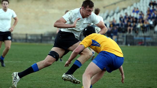 Nick Frost in action for Knox Grammar School in 2017.