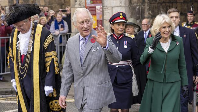 King Charles and Queen Consort Camilla and “riding on the crest of good will”. Picture: Getty Images