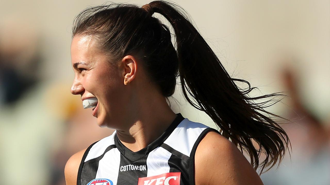 The Pies will take on Carlton in round 1 of the AFLW season. Picture: Getty Images