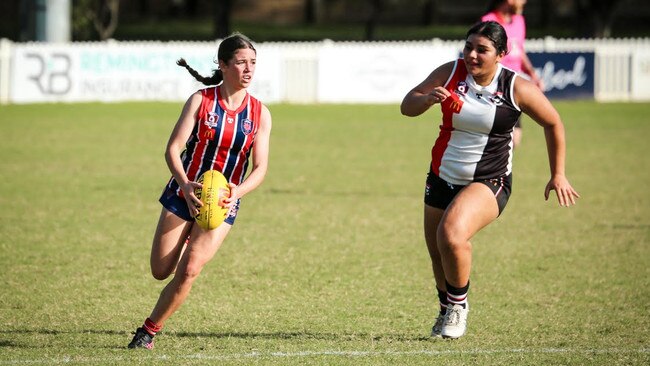 Hazel Wright on the move for Wilston Grange. PICTURE COURTESY OF JEN ALLEN.