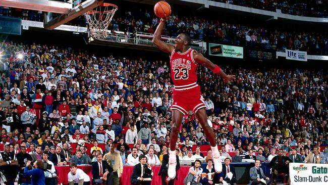 No-one is considered better than Michael Jordan on the basketball court. Picture: Getty Images