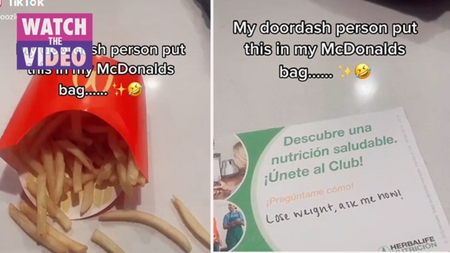‘Lose weight’- Woman receives cruel note in McDonald’s bag