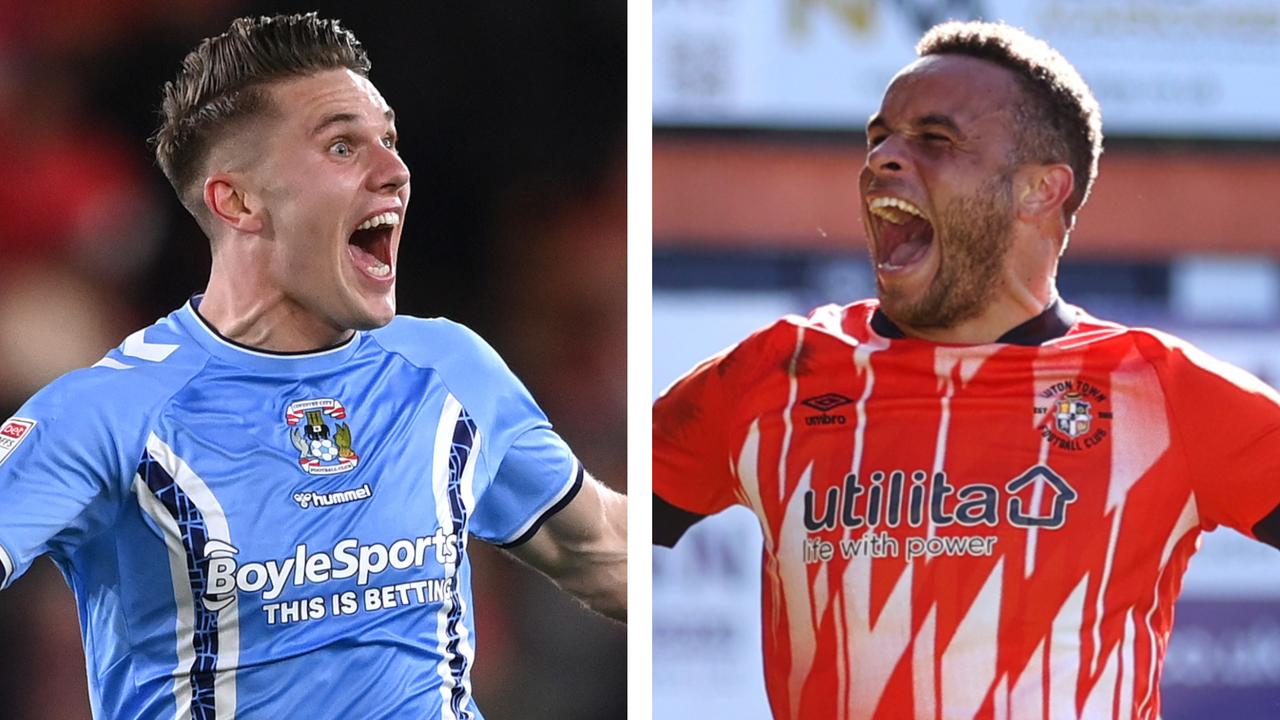 Coventry and Luton will go head-to-head for the final Premier League spot. Picture: Getty