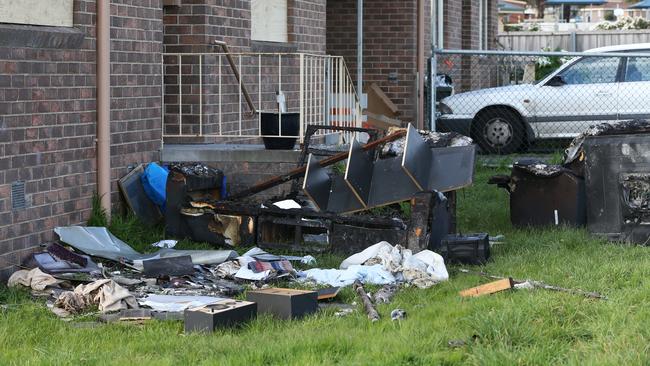 The house in Clarendon Vale where the body of Michelle Louise Meades was found.