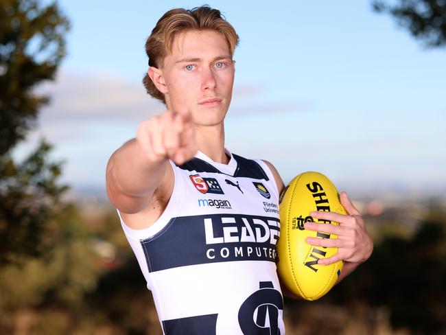 Will Carlton take Sid Draper? Picture: Corey Sutton/SANFL