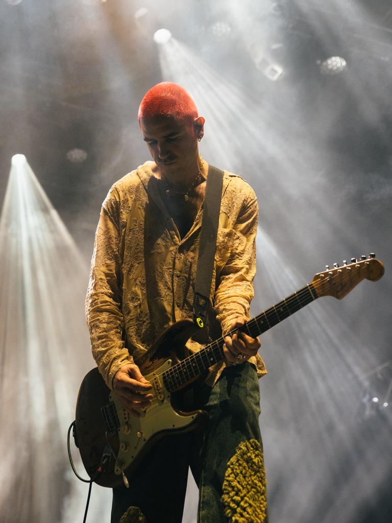 Carlos O’Connell from Fontaines DC in Sydney. Picture: Mikki Gomez